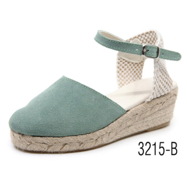 Alpargatas serraje verde aqua