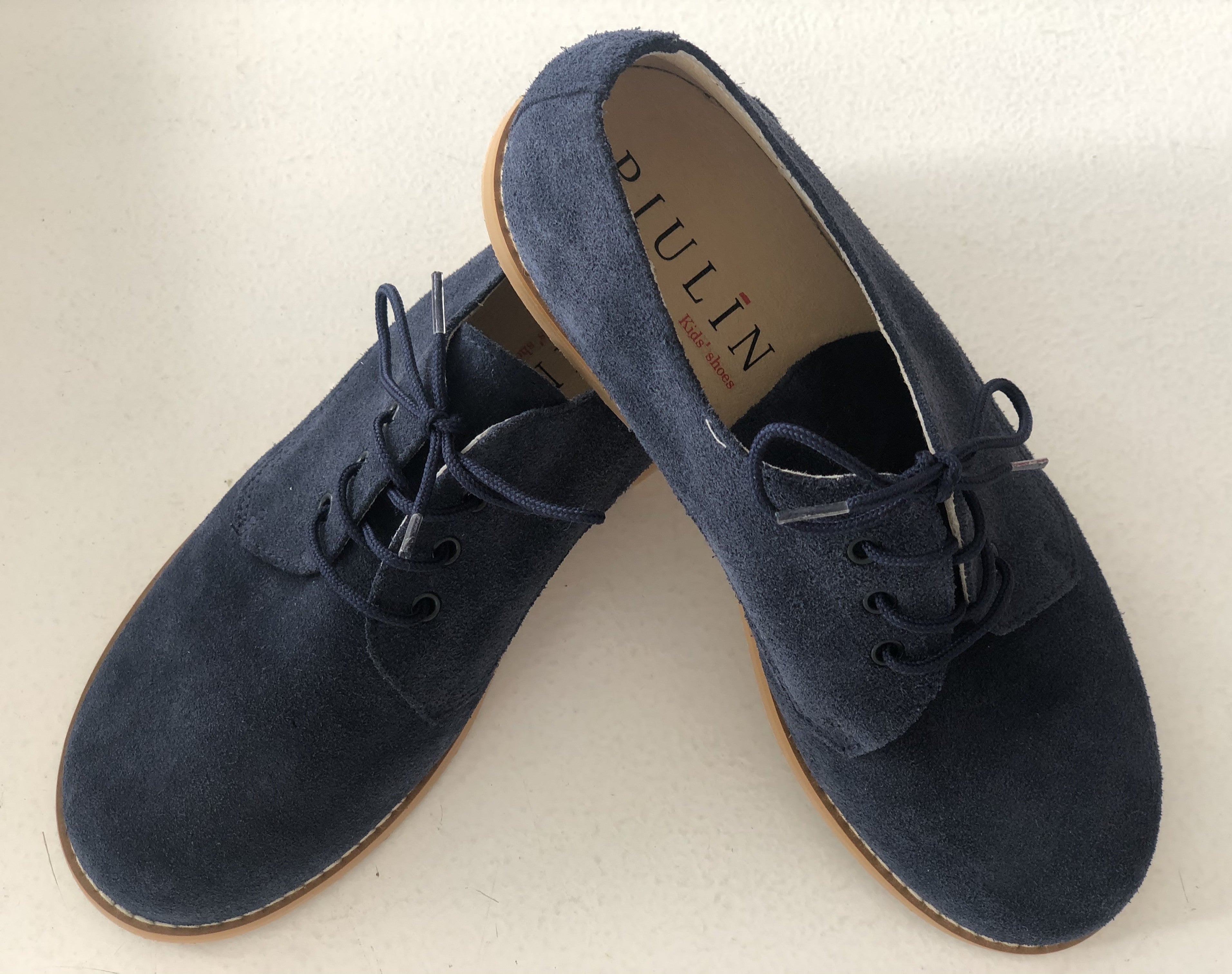 Zapato inglés marino