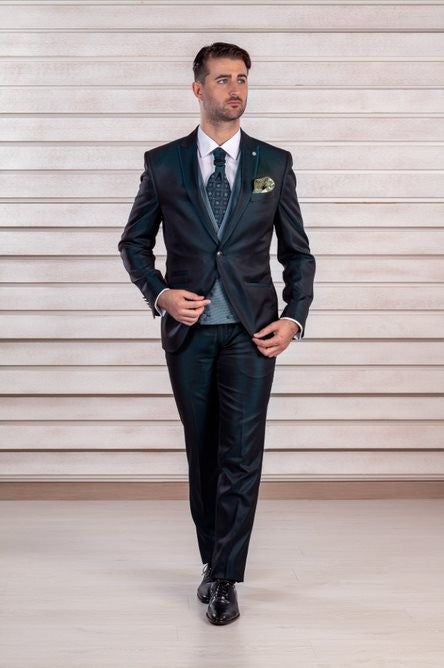 Traje verde pino