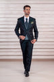 Traje verde pino