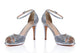 Sandalia glitter lady plata