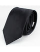 Corbata lisa en color negro