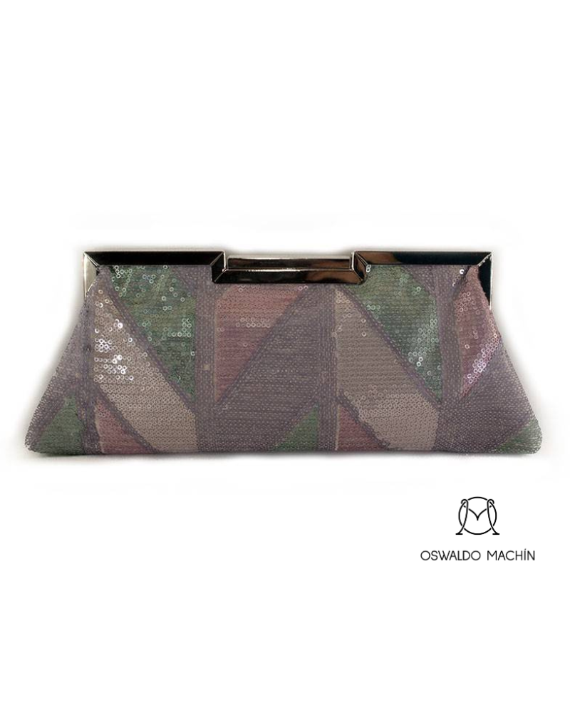 Clutch lentejuelas colores