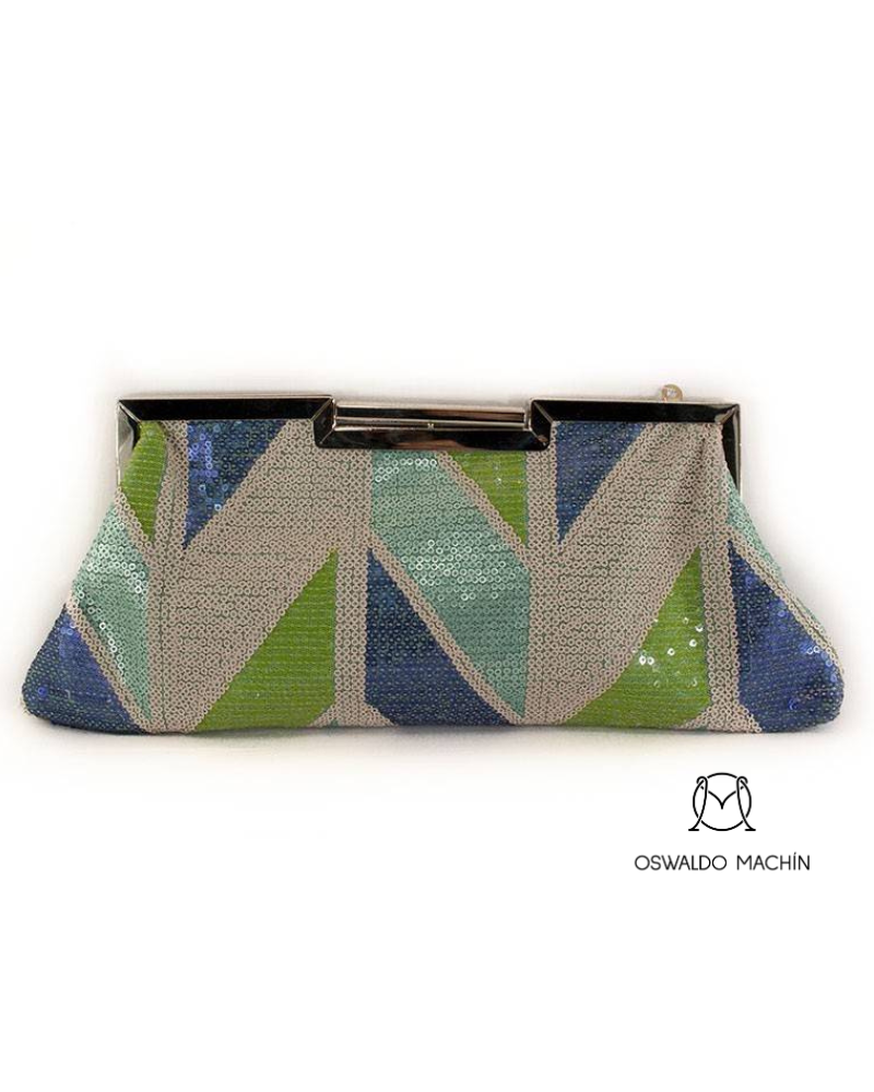Clutch lentejuelas colores