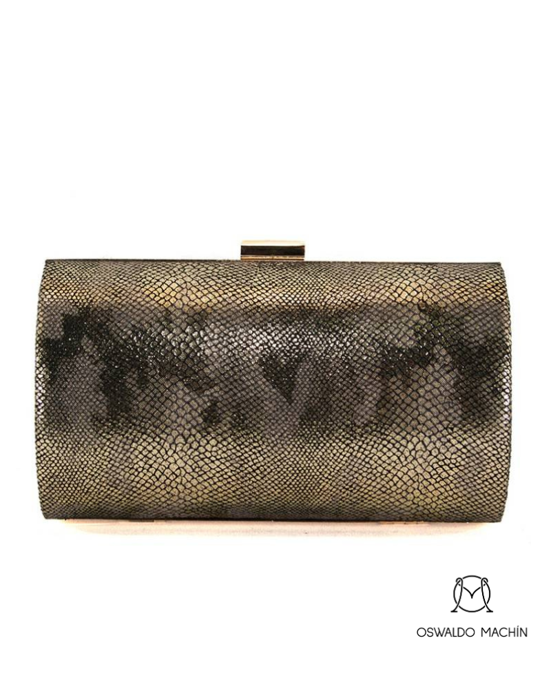 Clutch metálico con estampado