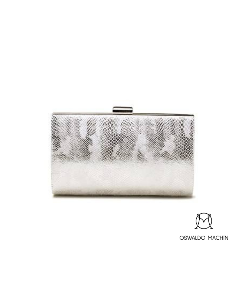Clutch metálico con estampado
