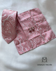 Pack corbata, pañuelo y gemelos estampado cachemir