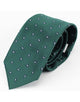 Corbata Verde Estampado Paisley Gota
