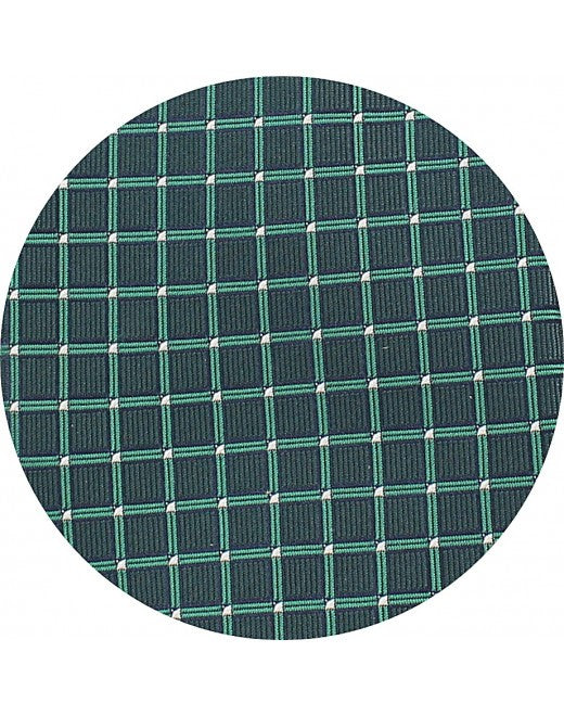 Corbata Verde Patrón Cuadrícula Geométrica