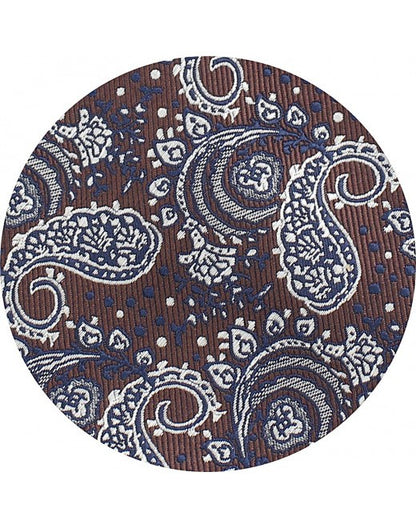 Corbata Hombre Marrón Cachemire