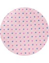 Corbata Rosa con Patrón Geométrico
