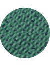 Corbata Verde con Lunar Azul Marino