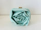 Clutch Antelina Con Rosa Color Aguamarina