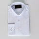 Camisa De Vestir Hombre Blanca Clásica Con Puños Para Gemelos