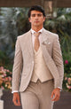 Traje hombre beige