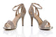 Sandalia glitter tres tiras