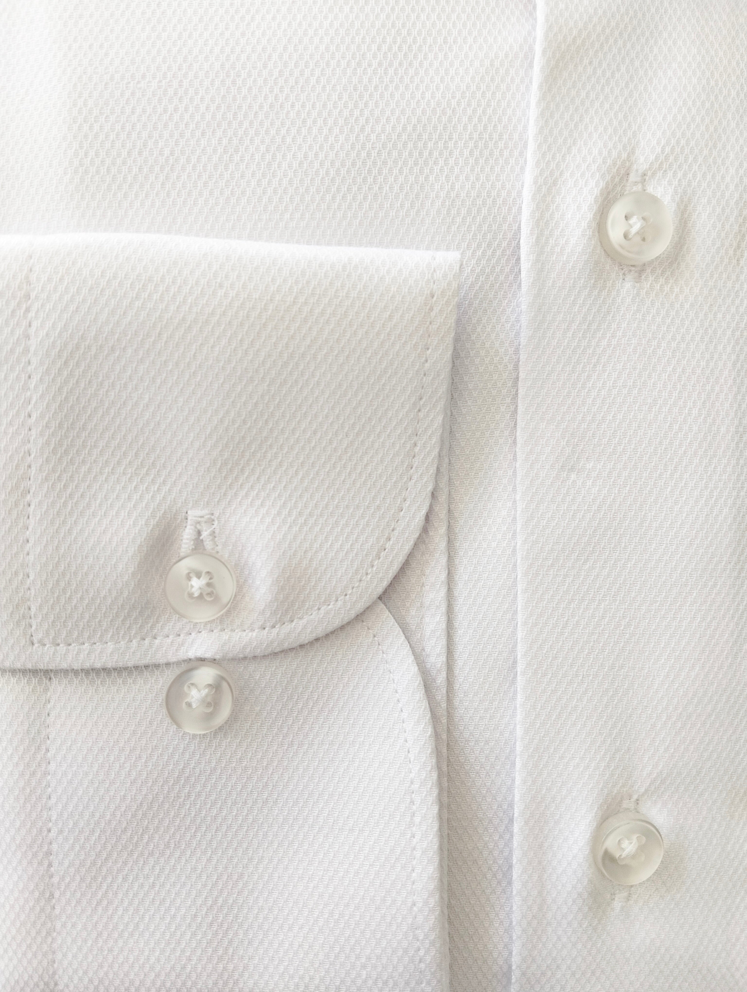 Camisa Hombre en Micro-Piqué Blanco