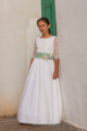 IRIS | Vestido de comunión con encaje de margaritas